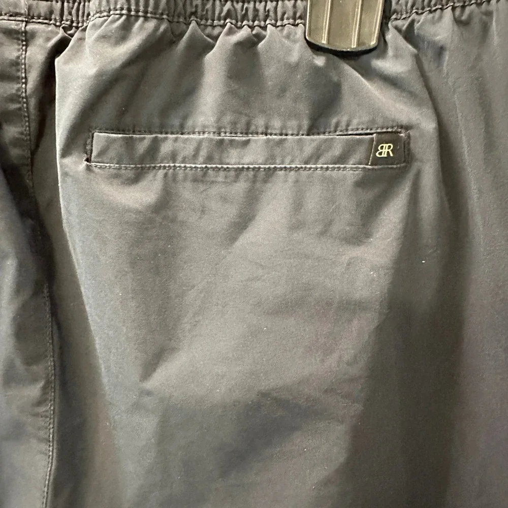 Banana Republic Jogger Pants Mens XL Navy‎ Blue Elastic Waist Performance Track